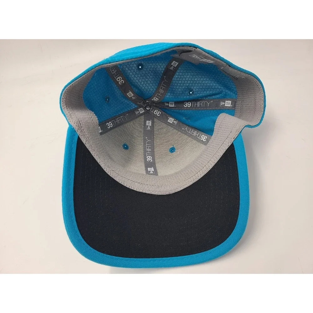 Carolina Panthers New‎ Era 39Thirty Flex Fitted M-L Hat Cap Polyester NFL Blue